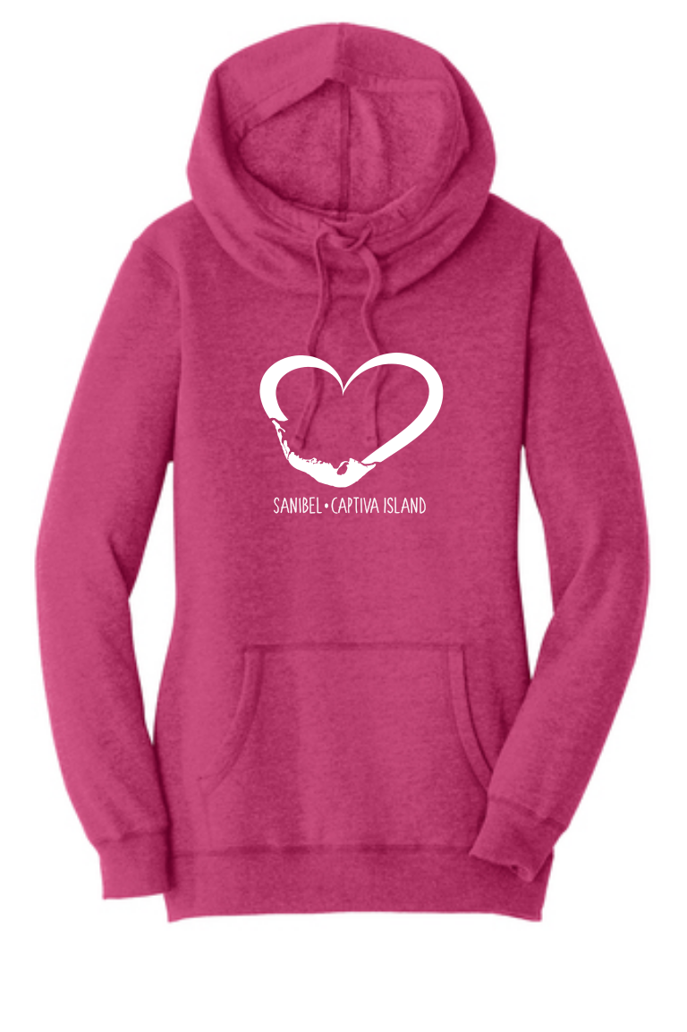 Limited Edition Sanibel Captiva Heart Hoodie
