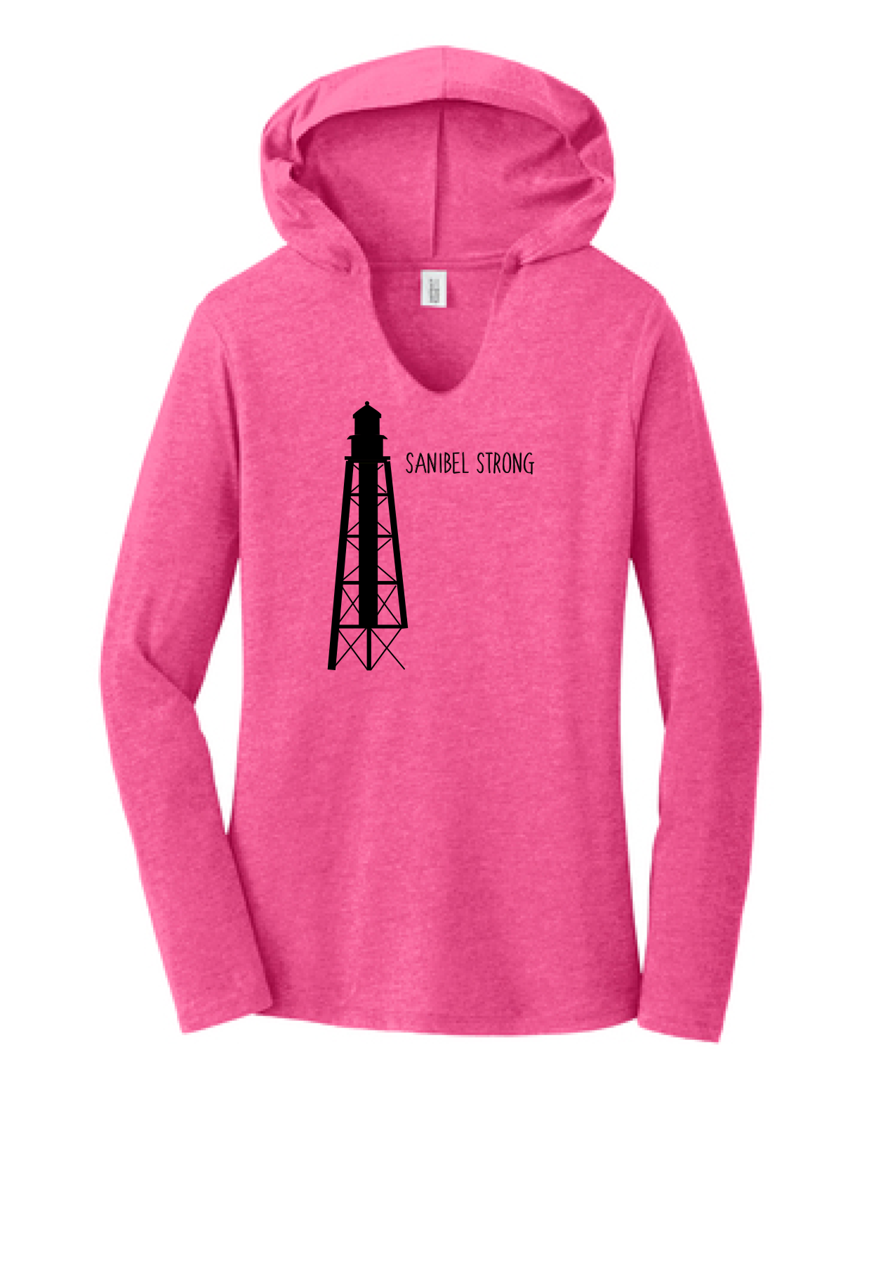 Ladies Lighthouse Long Sleeve Hoodie Tee