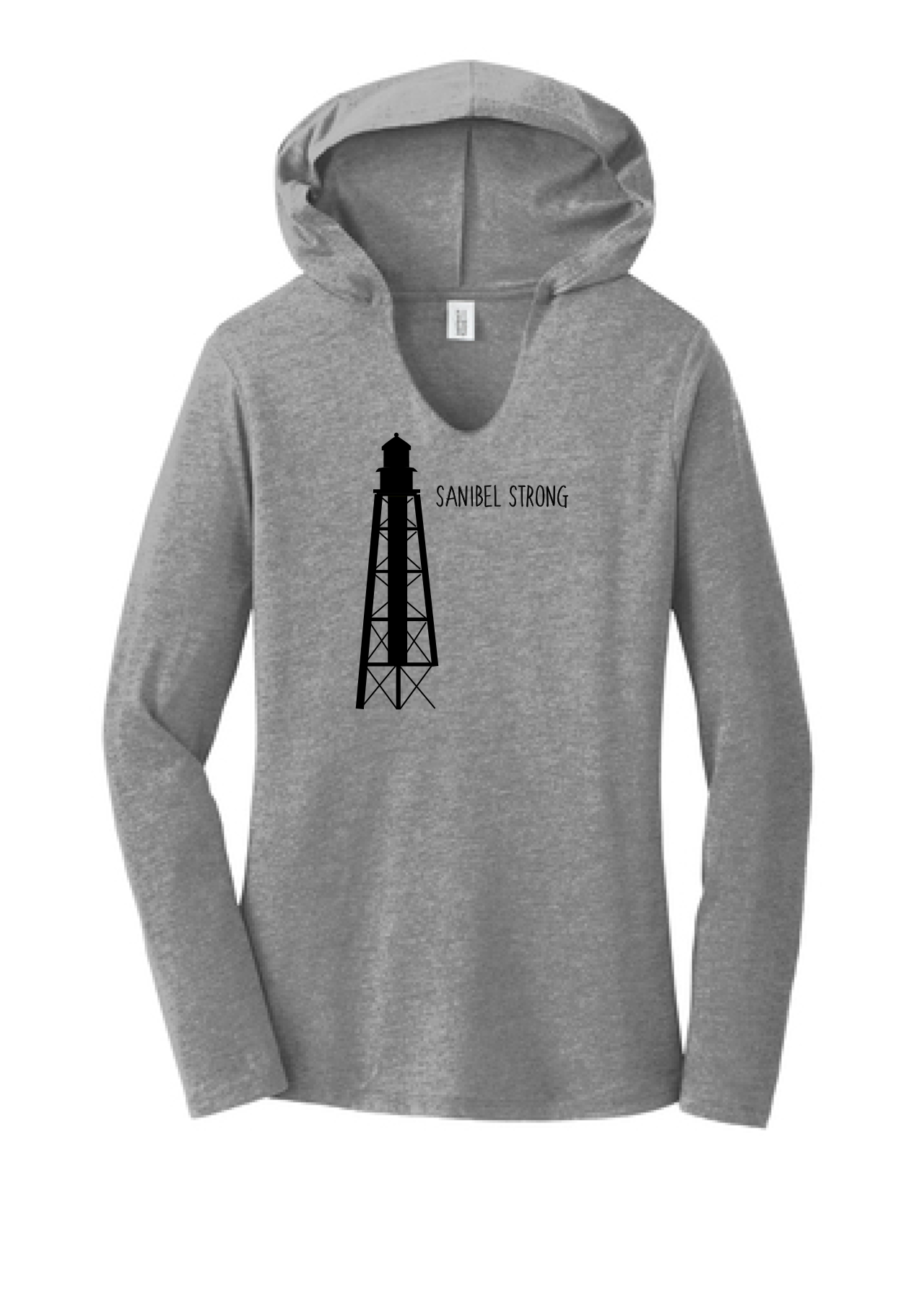 Ladies Lighthouse Long Sleeve Hoodie Tee