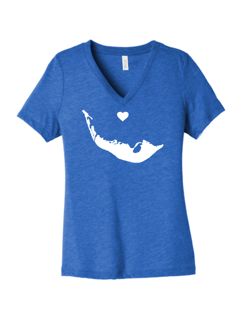 Sanibel Heart Ladies Fit Tee