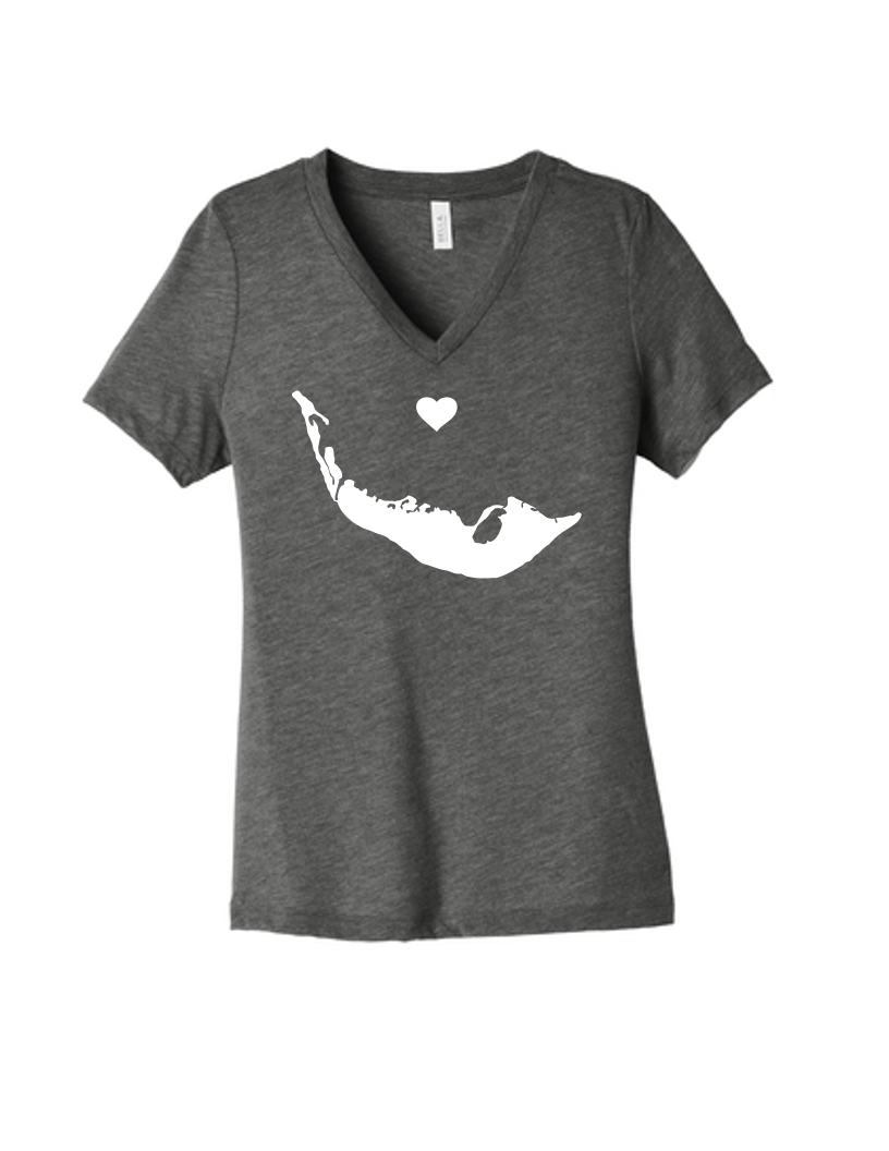 Sanibel Heart Ladies Fit Tee