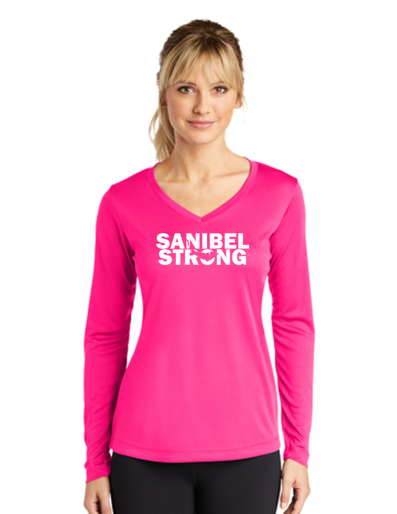 Sanibel Strong Ladies Dri-Fit Long Sleeve Tee