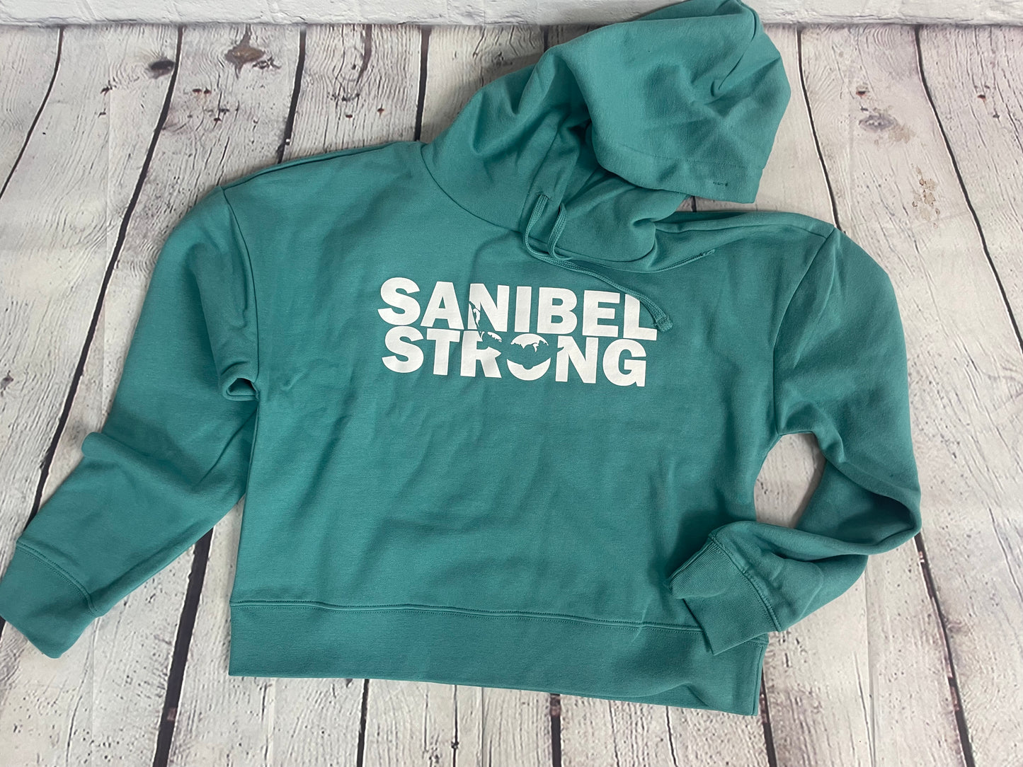 Ladies Sanibel Strong Cropped Hoodie