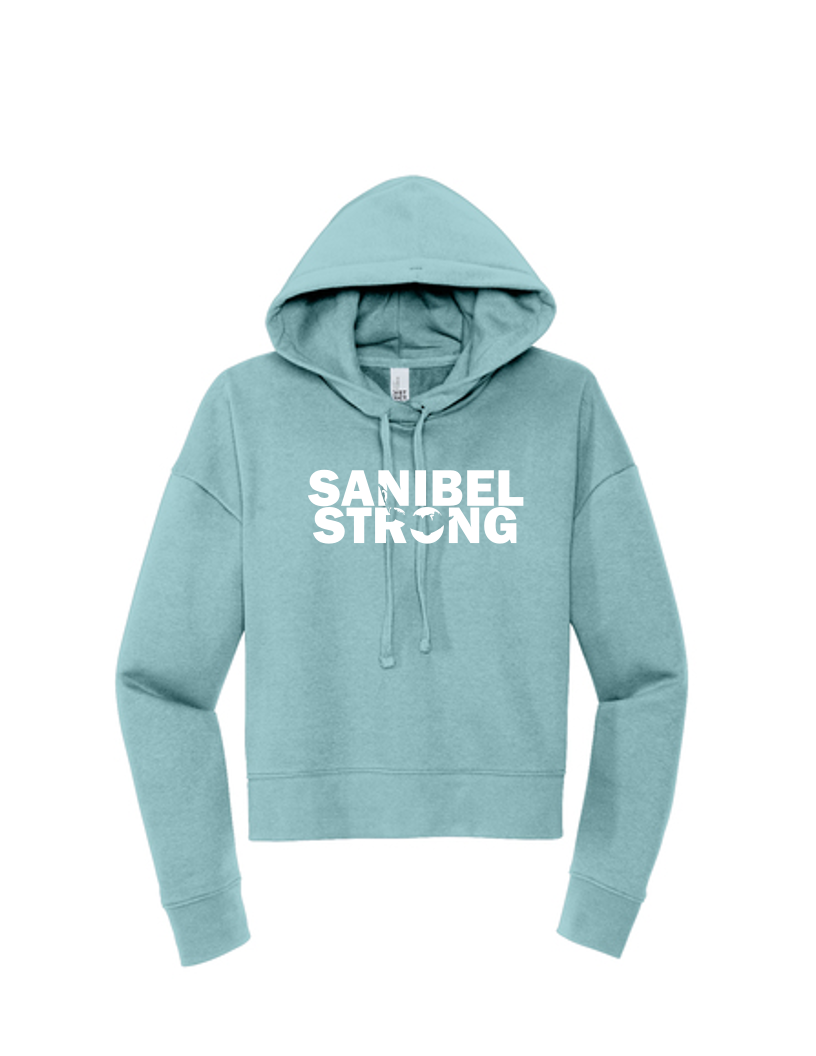 Ladies Sanibel Strong Cropped Hoodie